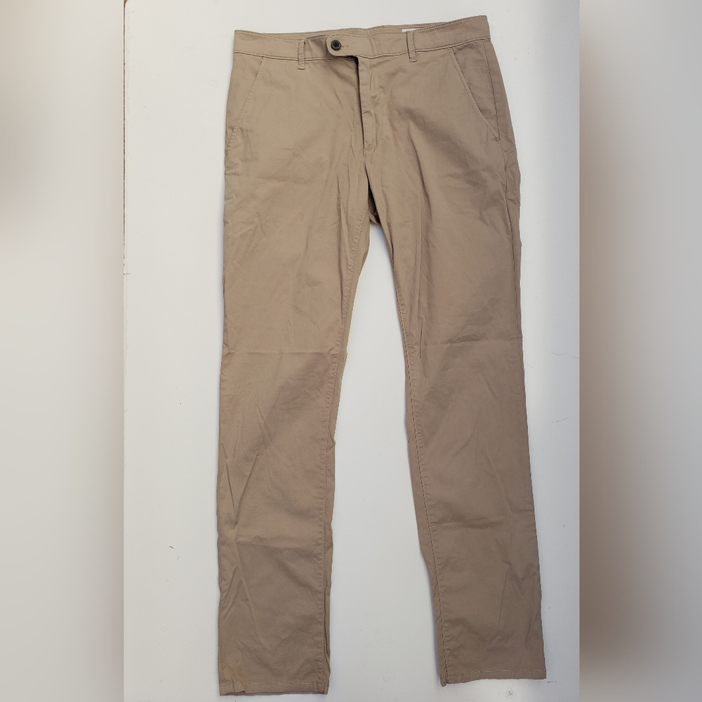 Adriano Goldschmied The Marshall Slim Trouser pant kakhi mens 34